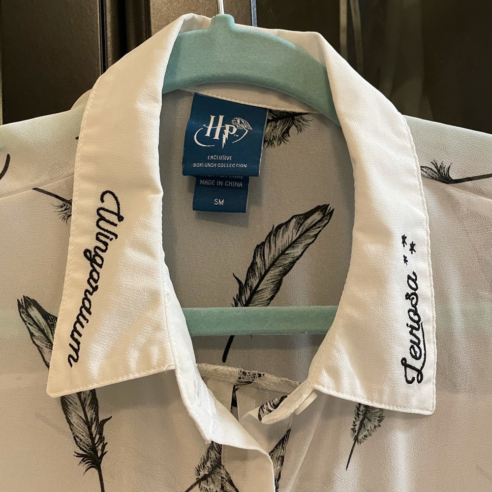 Harry Potter Box Lunch blouse button up woven